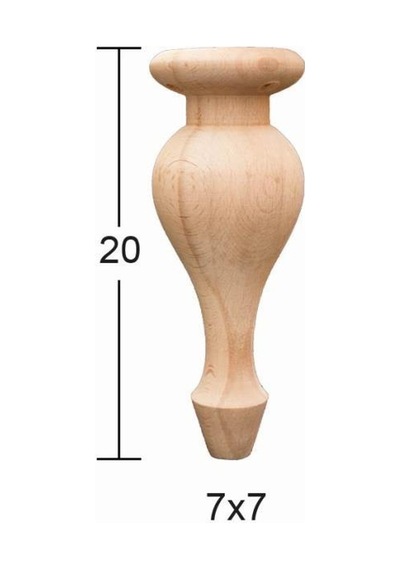 Torna Ayak 20Cm Doğal Ağaç Ft-01