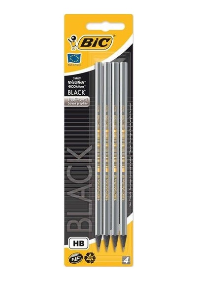 Bic Eco Evolution Black Kurşun Kalem 4lü Çok Renkli