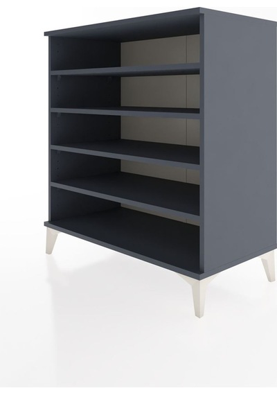 Hyperion Şifonyer 4 Raflı 88x44x96 Antrasit-antrasit Antrasit