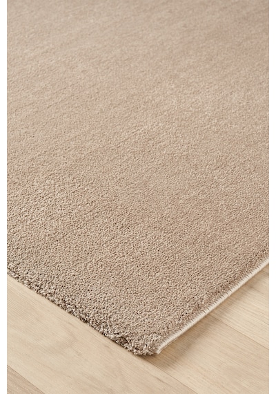 Mariesse Home Puffy Düz Renk Peluş Kalın Dokuma Kesme Yolluk Makina Dokuma Halısı Bali 4500-vizon