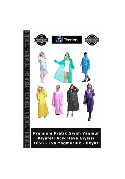 Terrien Premium Pratik Giyim Yağmur Kıyafeti Açık Hava Giysisi 1658 - Eva Yağmurluk - Beyaz 02-beyaz Terrien Premium Pratik Giyim Yağmur Kıyafeti Açık Hava Giysisi 1658 - Eva Yağmurluk - Beyaz 02-beyaz