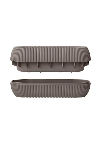 Omnipazar Krs-372 Dekoratif Plastik Mercan Uzun Saksı 1.3 Litre No 2 97938009