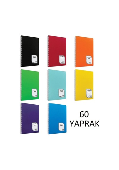 Çınar Colormaxi A4 60 Yaprak Okul Defteri 4 Kareli + 4 Çizgili