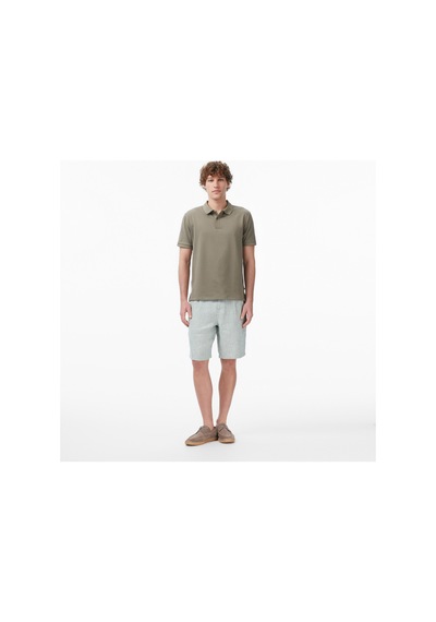 Nautica Erkek Yeşil Regular Fit Keten Şortdüzb65233t