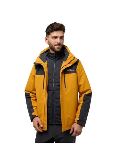 Jack Wolfskin Jasper 3in1 Erkek Outdoor Mont A61858 Black Olive