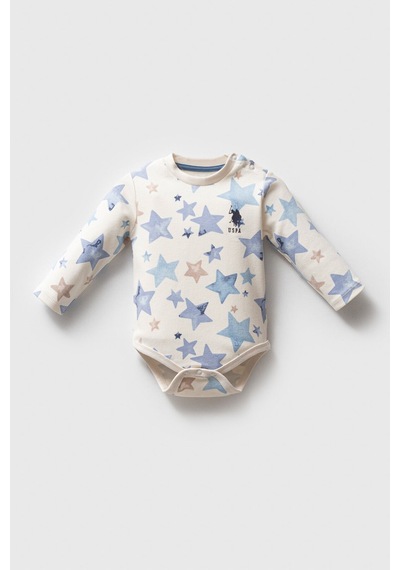U.S. Polo Assn. U.s. Polo Assn Erkek Bebek Mavi 3lü Body Set Mavi