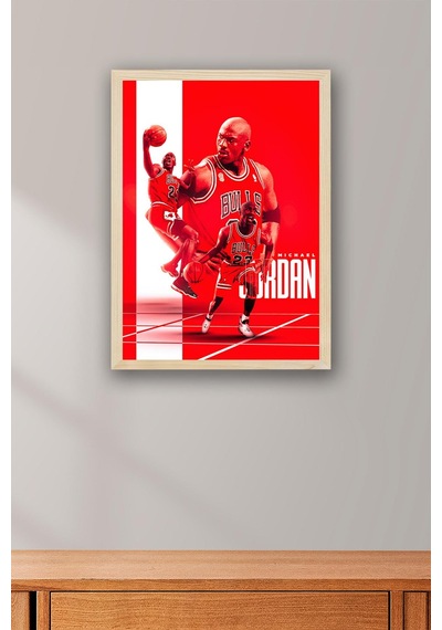 Michael Jordan Çerçeveli Tablo - Basketbol Nba Posteri Tablo