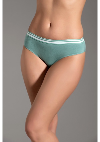 Newbra Kadın Penye Slip Külot - Yeşil