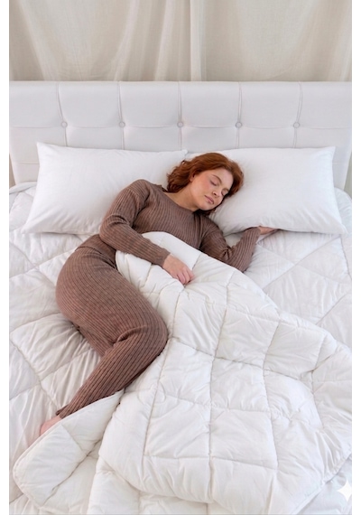 Softhome Primera Microfiber Yorgan Çift Kişilik Beyaz