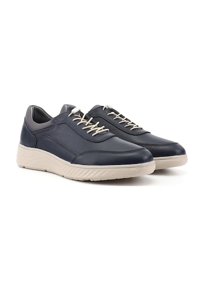 Gönderir Erkek Lacivert Bağcıklı Hakiki Deri Sneaker Ddma85142871