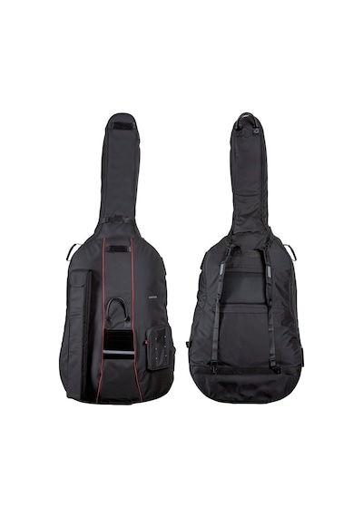 Gewa 293500 Prestige Kontrabas Gig Bag 25mm 4/4 Kontrabas İçin Ultra Kalın Ped Koruma Ve Profesyonel Taşıma Çantası