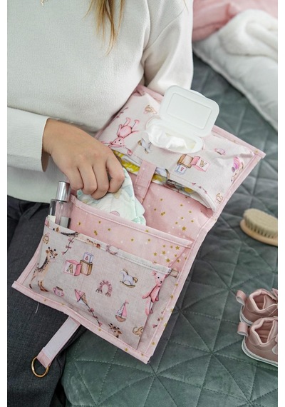 Baby Alt Bakım Çantası Kız & Organizer & Hurç & 24x40 Cm Çok Renkli - 923978688 Çok Renkli