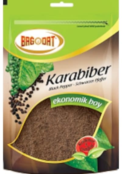 Bağdat Ekonomik Boy Kilitli Poşet Endüstriyel Toz Karabiber 1 KG