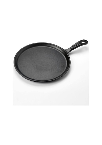 Döküm Krep / Pizza / Pancake Tavası, Yuvarlak, Metal Saplı, 20cm Çok Renkli