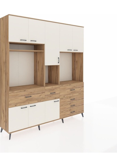 Hyperion Dolap 10 Raflı 6 Çekmeceli 8 Kapaklı 220x44x243 Çam-aytaşı/çam Aytası/atlas Çam Hyperion Dolap 10 Raflı 6 Çekmeceli 8 Kapaklı 220x44x243 Çam-aytaşı/çam Aytası/atlas Çam