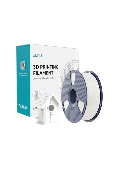 Sunlu Asa Filament Beyaz 1.75mm 1kg