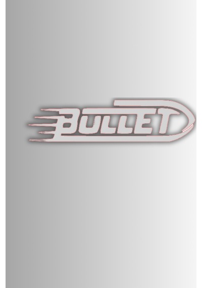 Bullet Mermi Etiket - Sticker 3.5x15cm