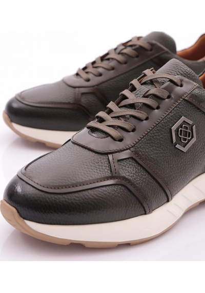 Dgn 6201 Erkek Bağcikli Sneakers Ayakkabi Haki