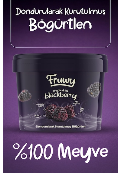 Freeze Dried Böğürtlen Kova Dondurularak Kurutulmuş Böğürtlen Diğer