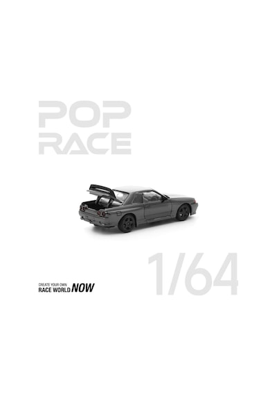 Nissan Skyline Gt-r R32 Dark Chrome Edition Prdc002 Diecast 1:64 Model Araba
