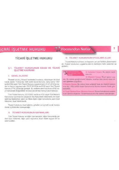 Ticaret Hukuku 1 Ticari İşletme Hukuku Ayşe Sarıca