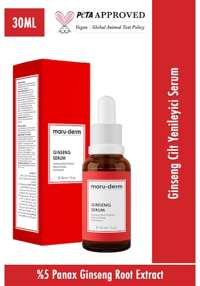 Maruderm Ginseng Cilt Yenileyici Serum 30 ML