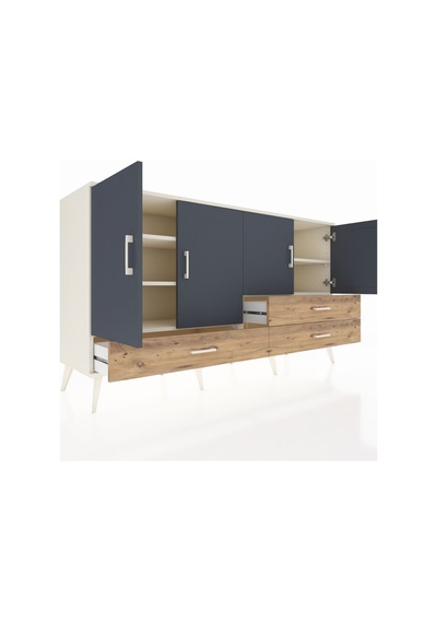 Hyperion Konsol 5 Raflı 3 Çekmeceli 4 Kapaklı 176x44x99 Aytaşı-an Aytaşı-antrasit/çam Hyperion Konsol 5 Raflı 3 Çekmeceli 4 Kapaklı 176x44x99 Aytaşı-an Aytaşı-antrasit/çam