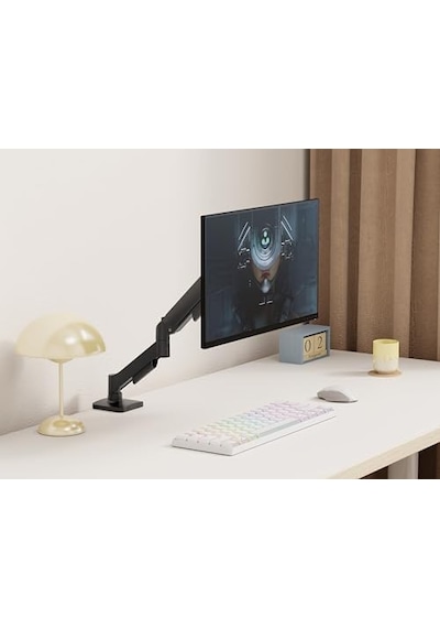 Monitör Tutucu 17" - 32" Ekranlar İçin 9kg Taşıyabilir, Lcd Led Amortisörlü Vesa Monitör Tutucu