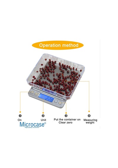 3000 Gr./0.1 Gr. Mini Hassas Lcd Ekranlı Terazi Tartı - Al5216 Diğer