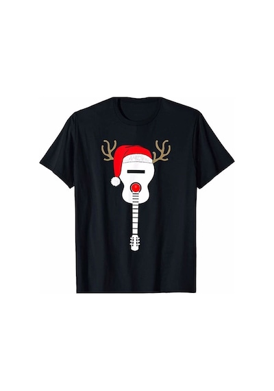 Herşey Nota Noel Gitar Unisex Tshirt 001
