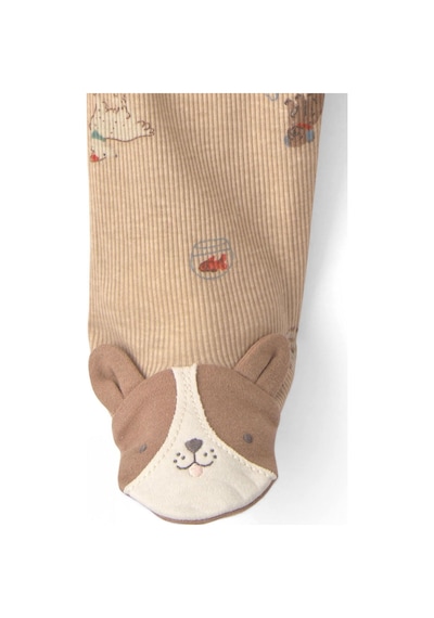 Carter's Erkek Bebek Fermuarlı Patikli Tulum Kahverengi 1v716910