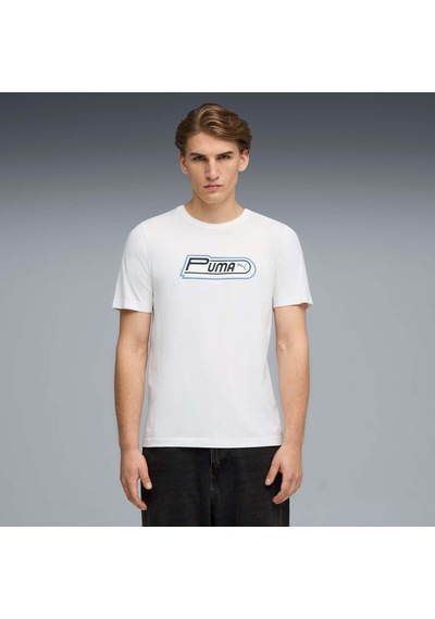 Future.puma.archıve Graphıc Unısex Tişört 632076 02 Beyaz