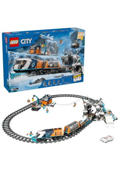 LEGO® City Kaşiflerin Kuzey Kutbu Ekspres Treni 60470 - 7 Yaş ve Üzeri STEM’e İlgi Duyan Çocuklar için Yaratıcı Oyuncak Yapım Seti (1517P)