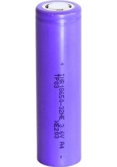 Tenpower Inr18650-32he 3.7 Volt 3200mah Li-ıon Şarj Edilebilir Pil 10a Deşarj