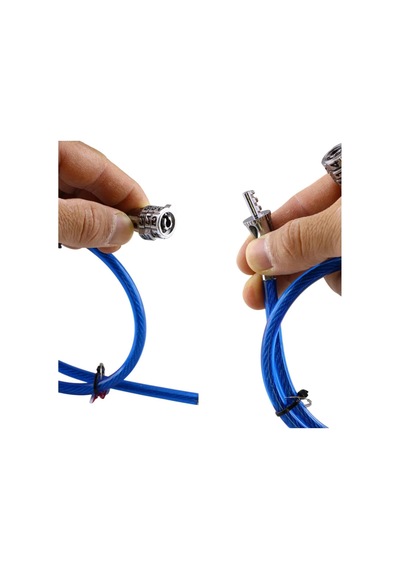 Şifreli Bisiklet Motosiklet, Scooter Çelik Halat Kilidi 65 Cm Çelik Kilit Çap 7 Mm Diğer