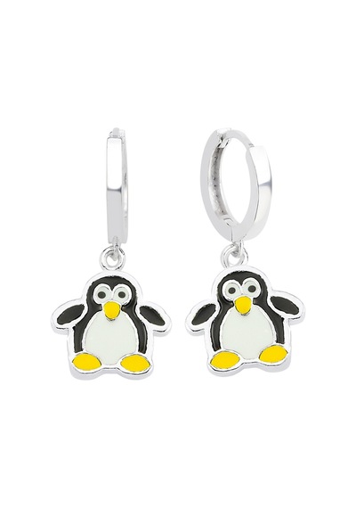 Gümüş Penguen Küpe G118kpm2 Altınsepeti