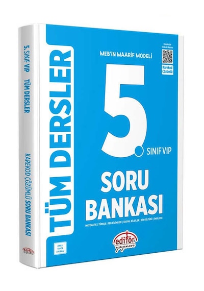 Editör Maarif Modeli 5.sınıf Vip Tüm Dersler Soru Bankası