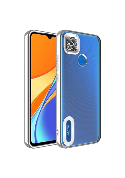 Xiaomi Redmi 9C Kilif Kamera Korumali Logo Gösteren Seffaf Kapak 566056434