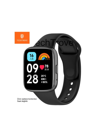 Xiaomi Redmi Watch 3 Active Uyumlu Renkli Silikon Kordon Kayış