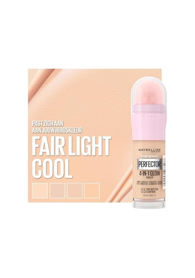 Maybelline New York 4'ü 1 Arada Kapatıcı, Bb Krem, Instant Perfector Glow 20 Ml - No. 01 Light 00