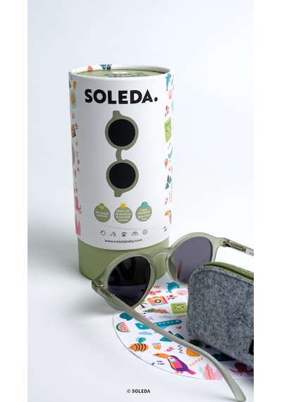 Soleda 3-6 Yaş Çocuk Güneş Gözlüğü - Olive Green