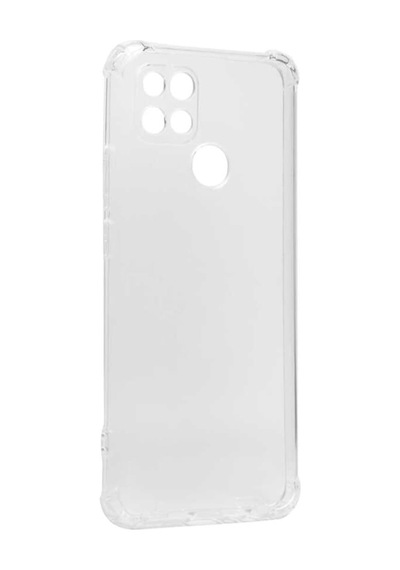 Oppo A15S Kılıf Zore Kamera Korumalı Nitro Anti Shock Silikon Renksiz