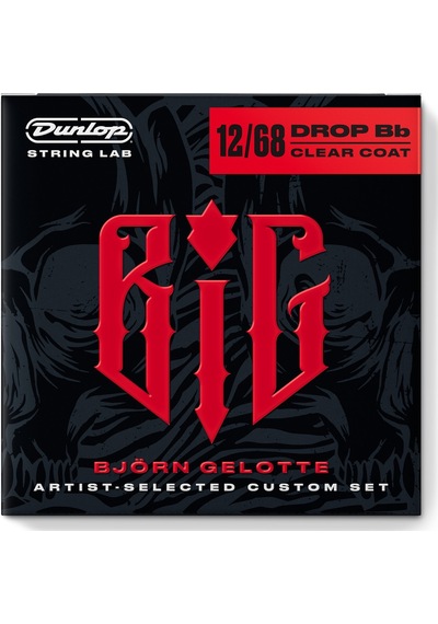 Jim Dunlop Bjorn Gelotte Artist Selected Custom Drop D Elektro Gitar Teli 12-68