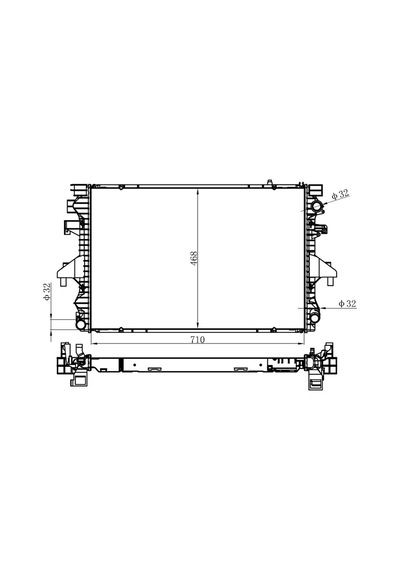 Orıs Bvw001026 Radyatör Brazing T5 2.5 -