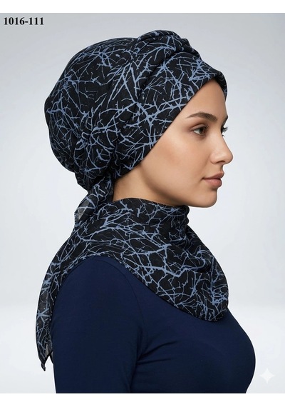 Dolce Cotton Dolce Cool Desenli Dimi Pamuk Eşarp 1016-111 Çok Renkli