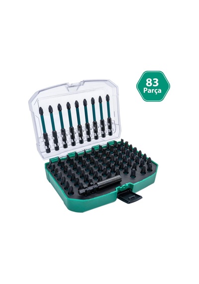 6420 Adaptörlü Bits Uç Vidalama Seti 83 Parça