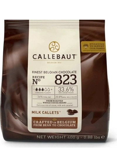 Callebaut 823 Sütlü Drop Çikolata 400 Gr