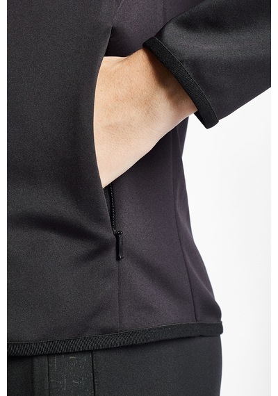 Lescon Kadın Koşu Fermuarlı Kapüşonlu Sweatshirt 24b-2002 Siyah