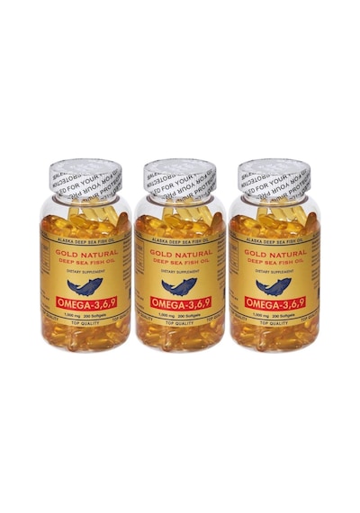 Gold Natural Omega 3-6-9 Balık Yağı 3x200 Softgel