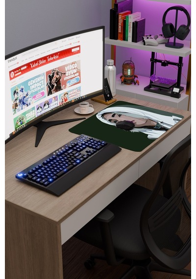 Alice İn Borderland V3 48x40 Xl Gaming Kauçuk Kaymaz Taban Mouse Pad Fare Altlığı